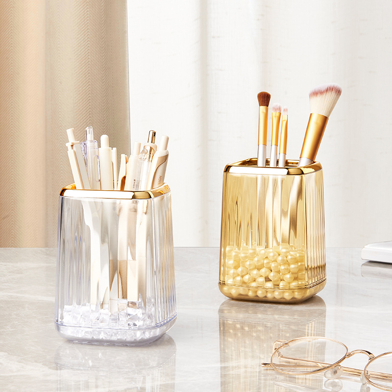 Luxury Skincare And Makeup Brands - Bureau-opbergdoos voor cosmetische kwasten, make-up organizers,